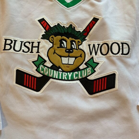 Vintage Caddy Shack Bush Wood Country Club Hockey Jersey, Size XL - Picture 5 of 7